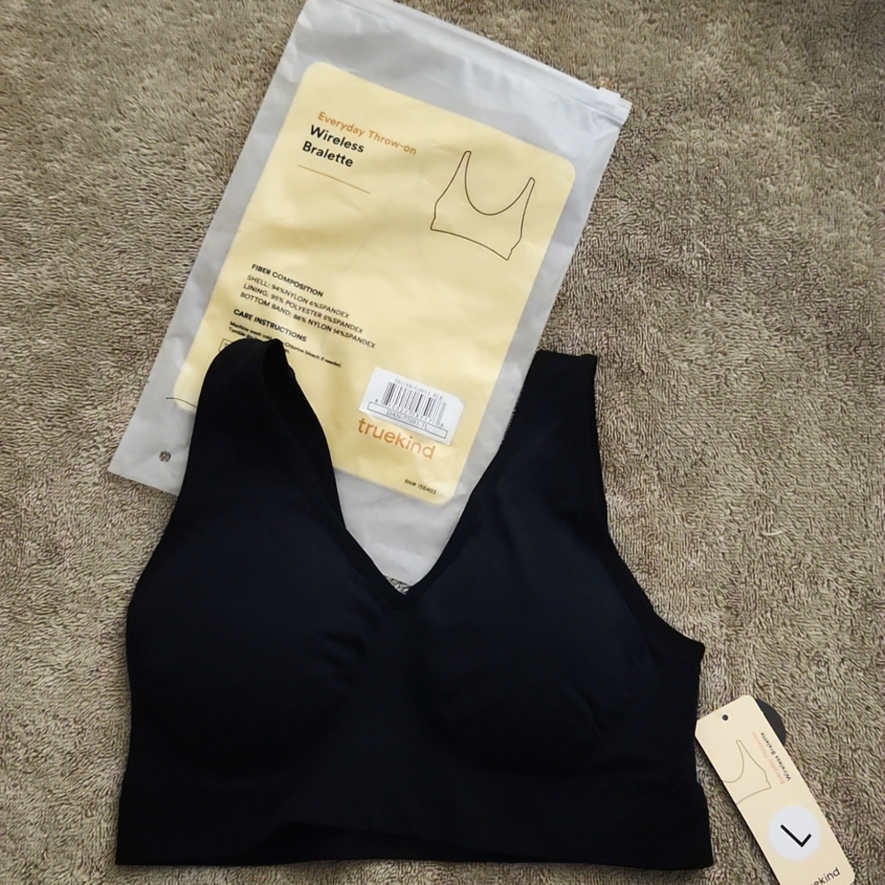 Truekind Everyday Throw-on Wireless Bralette